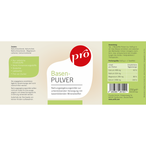 Provital RyVital Pro Basenpulver 250g 1 Piece -3- Anifit